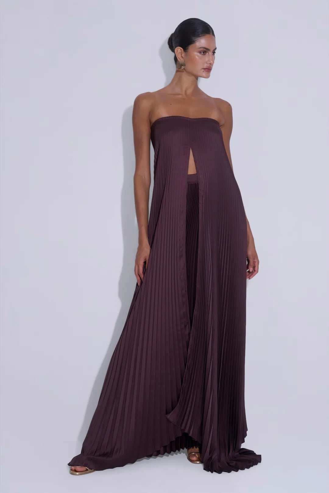 L'Idee Marmont Top & Gala Skirt l Mahogany