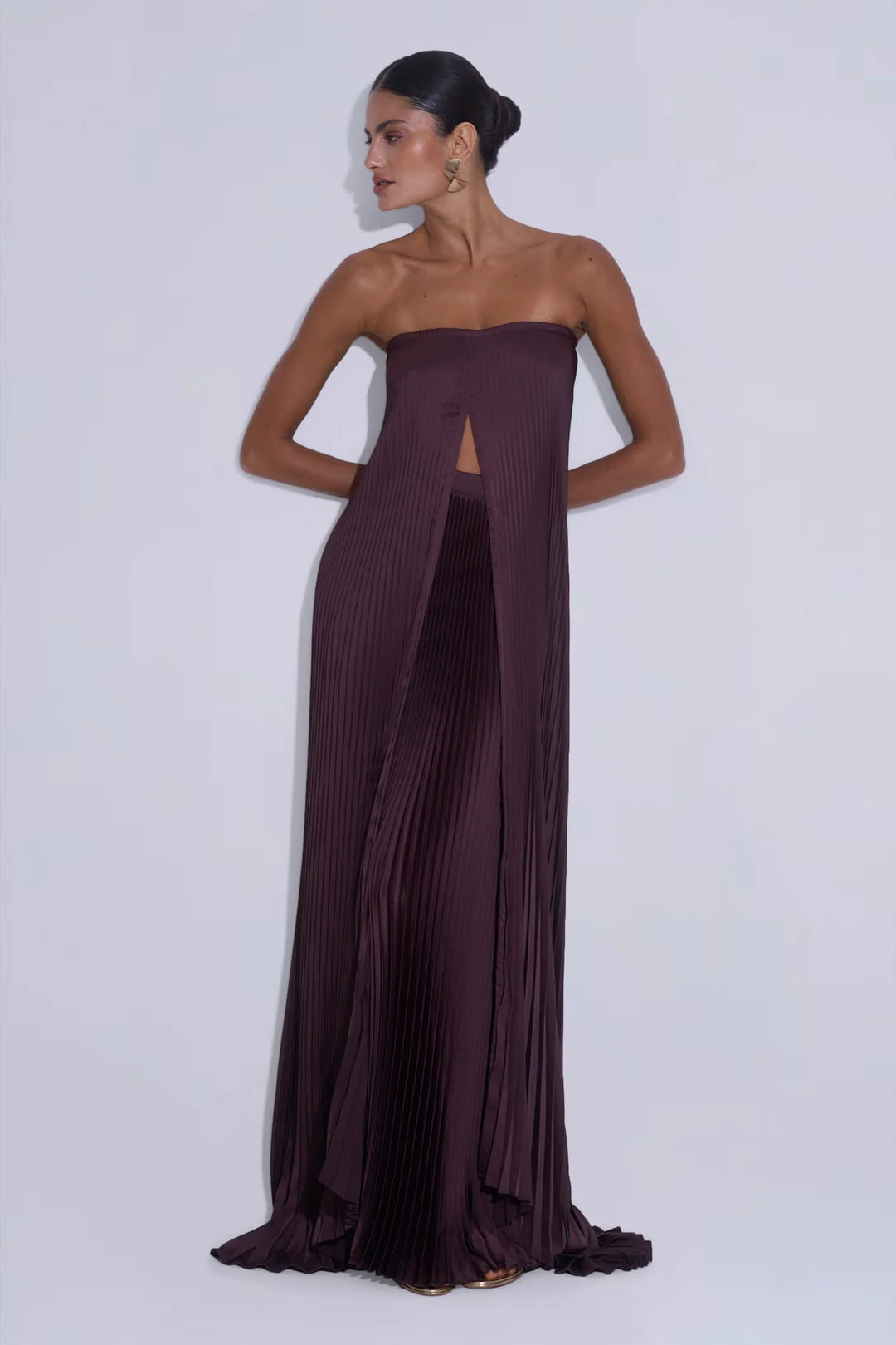 L'Idee Marmont Top & Gala Skirt l Mahogany