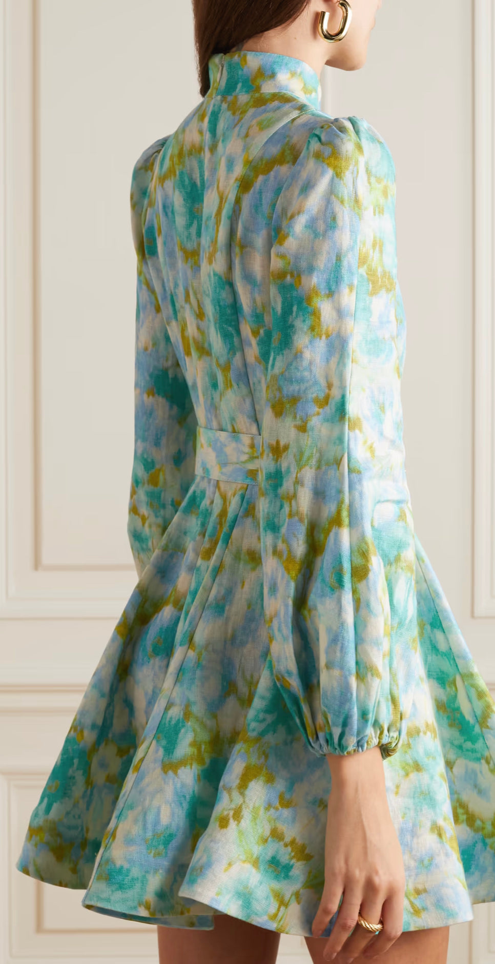 Zimmermann High Tide buttoned mini