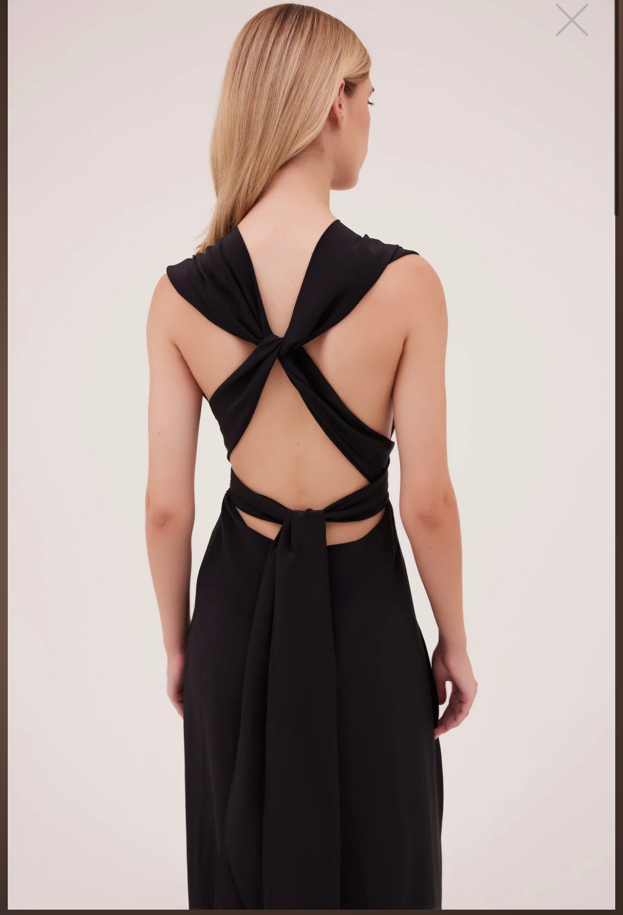 Bianca Spender Ascendent gown black