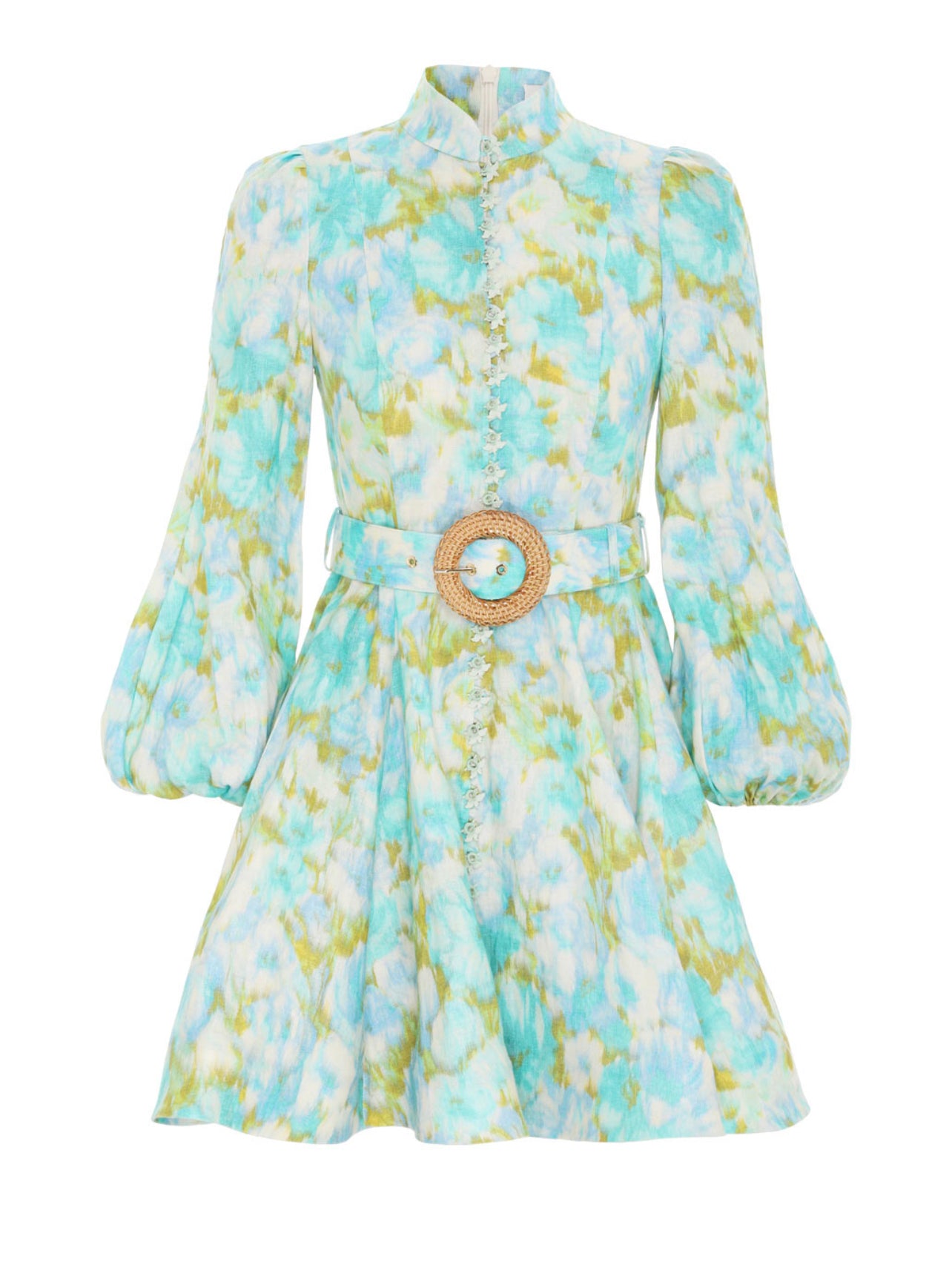 Zimmermann High Tide buttoned mini