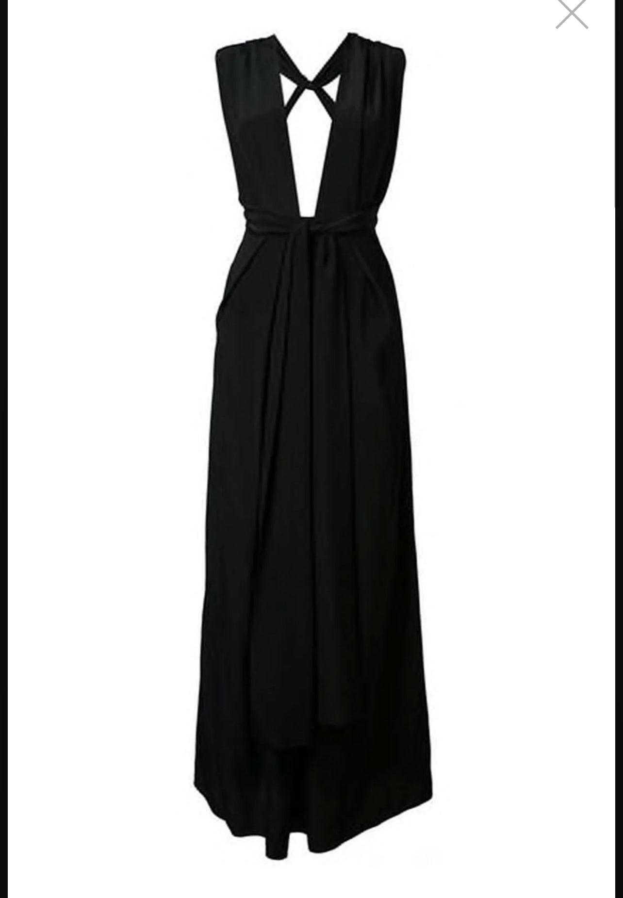Bianca Spender Ascendent gown black