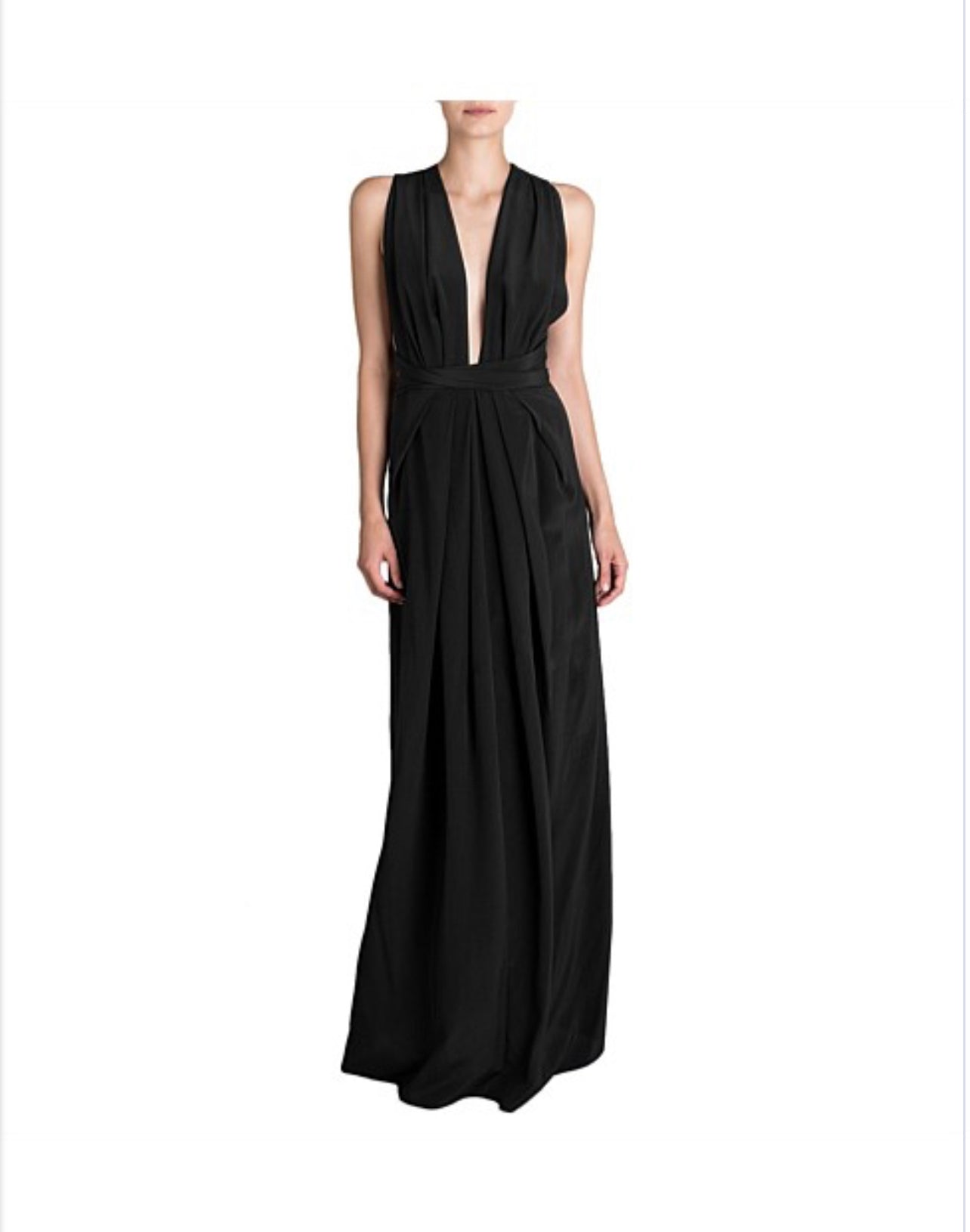 Bianca Spender Ascendent gown black
