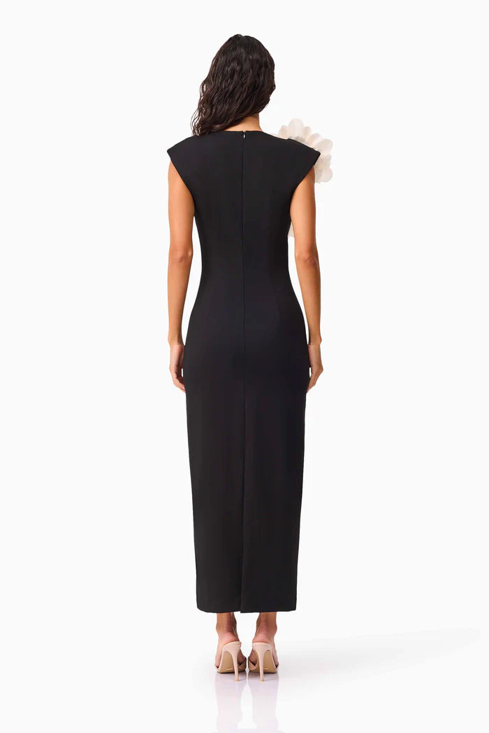 Elliatt Zahara V-Neck Gown in Black