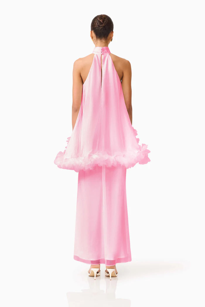 Elliatt Poppy Cape Gown in Pink