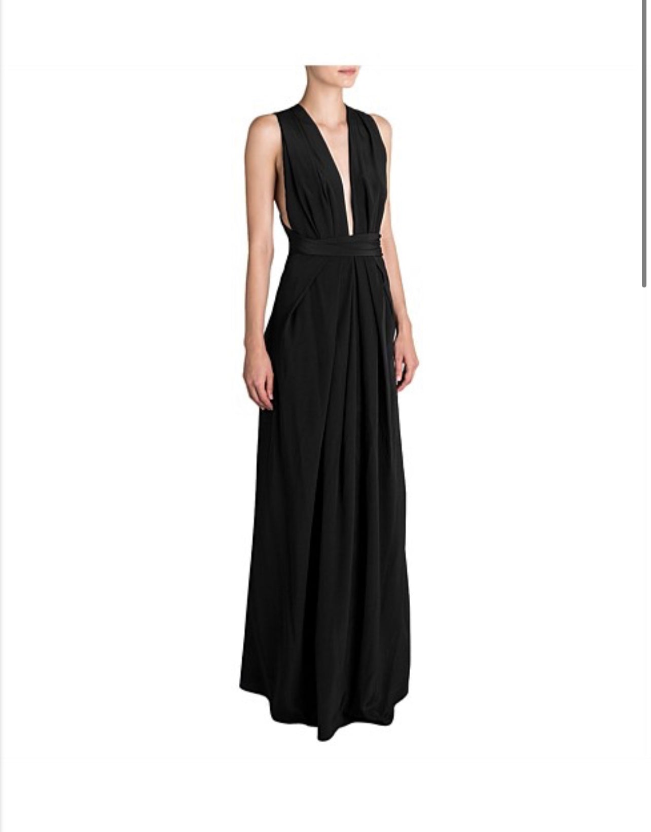 Bianca Spender Ascendent gown black