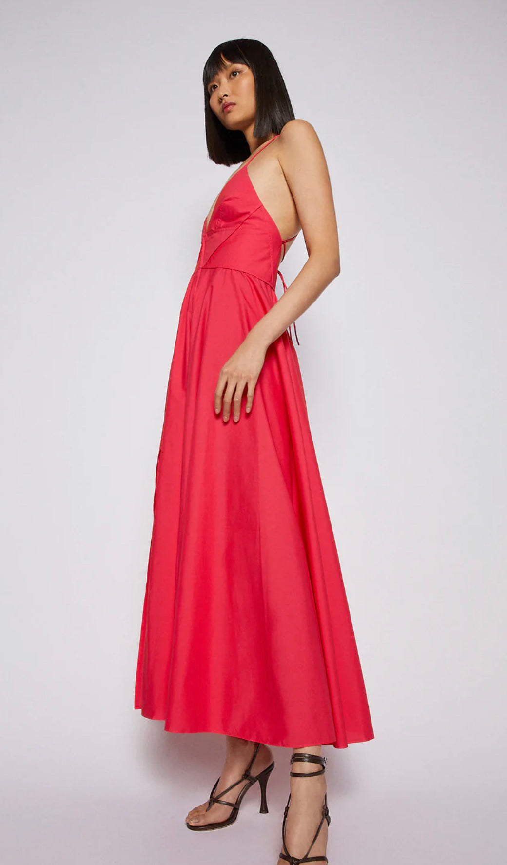 Scanlan Theodore Cotton Parachute Dress Pink