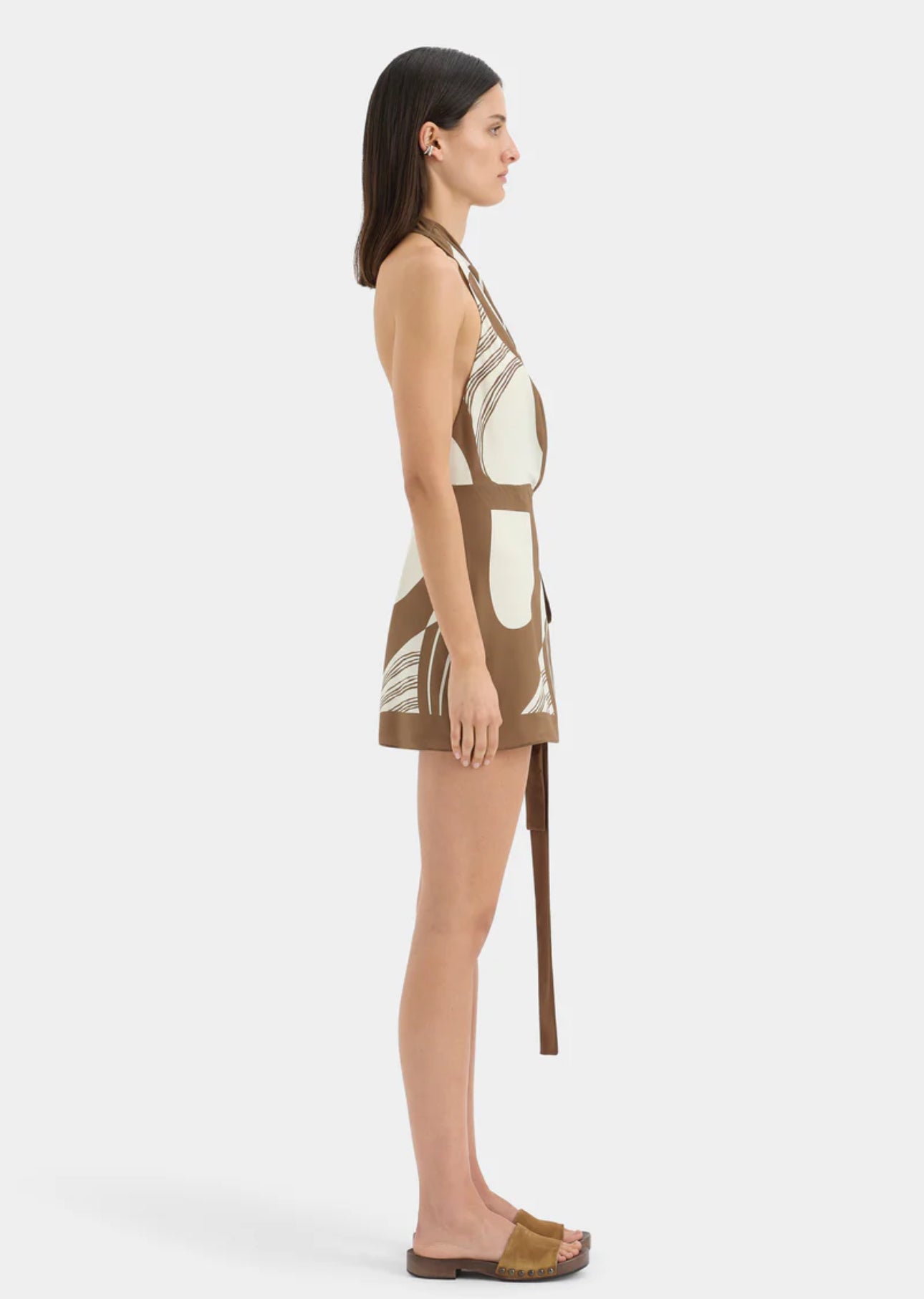 Sir The Label Almara Wrap Halter Mini
