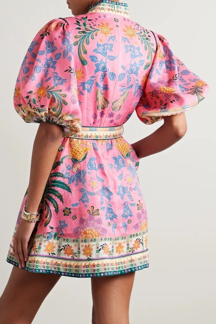 Zimmermann Ginger Buttoned Mini Dress