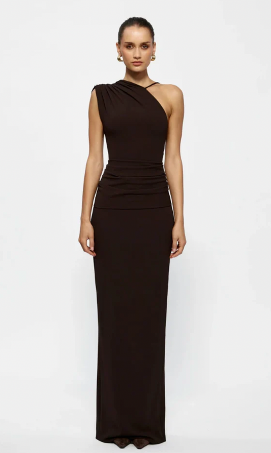 Effie Kats Greer Gown - Coffee