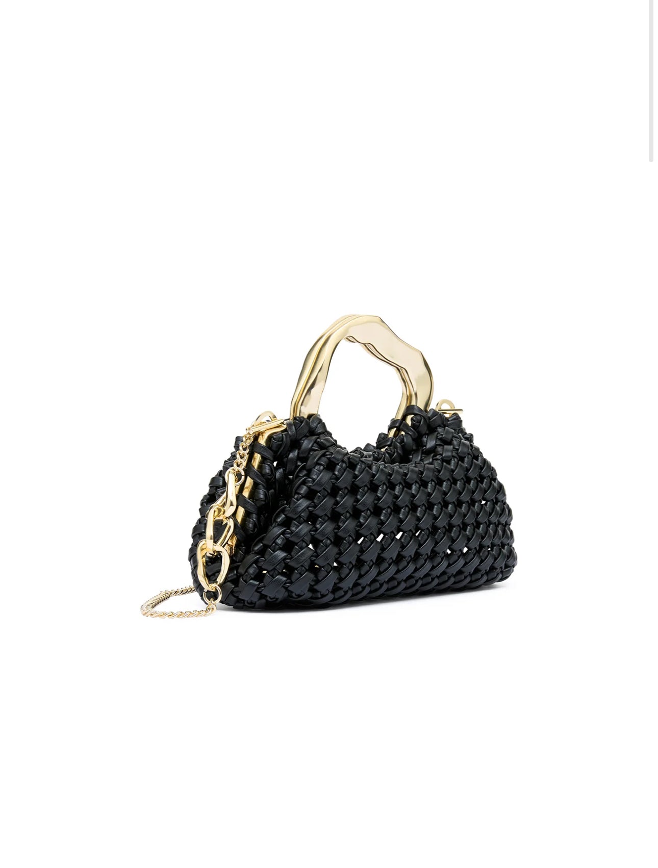 AJE NEW WEAVE MICRO FRAME BAG