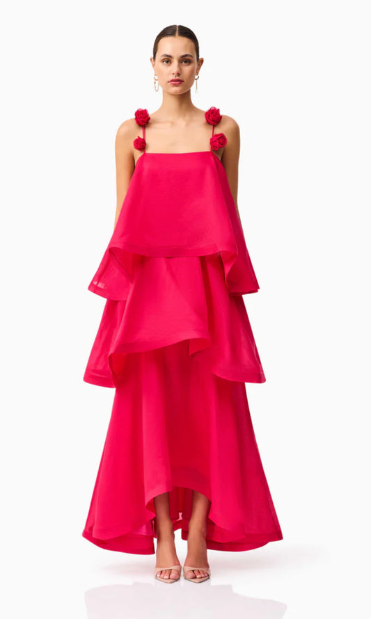 Elliatt Thalia Tiered Gown in Pink