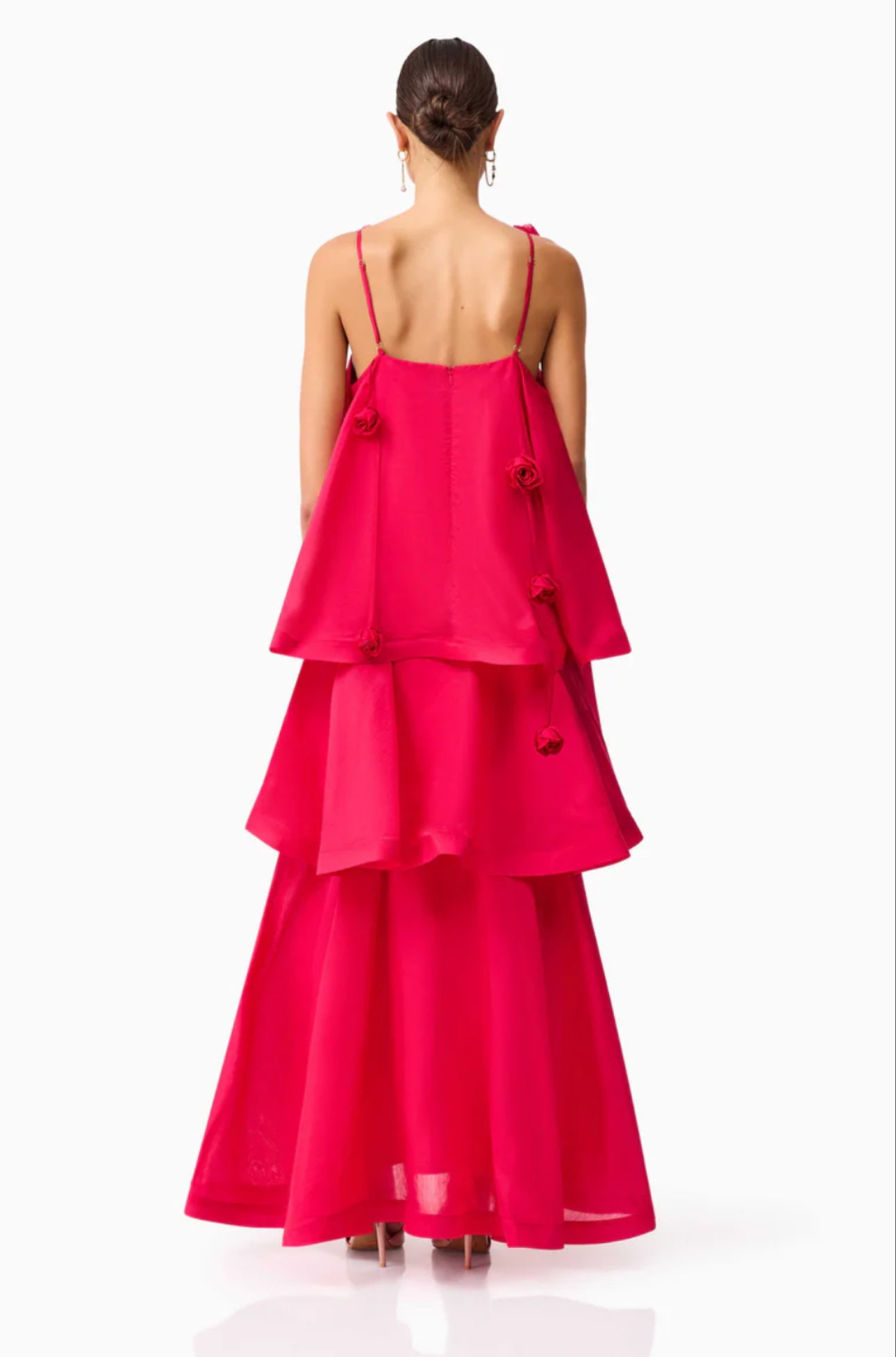 Elliatt Thalia Tiered Gown in Pink