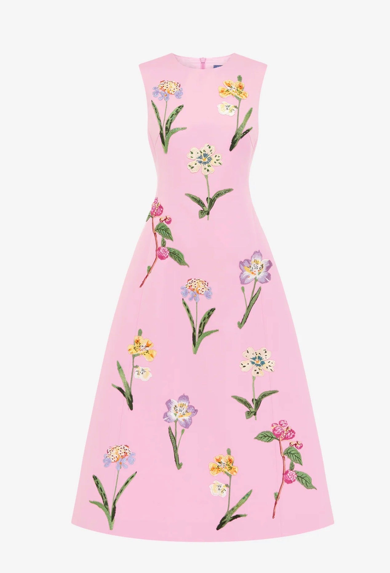 Leo Lin Cleo Embellished Sleeveless Midi Dress