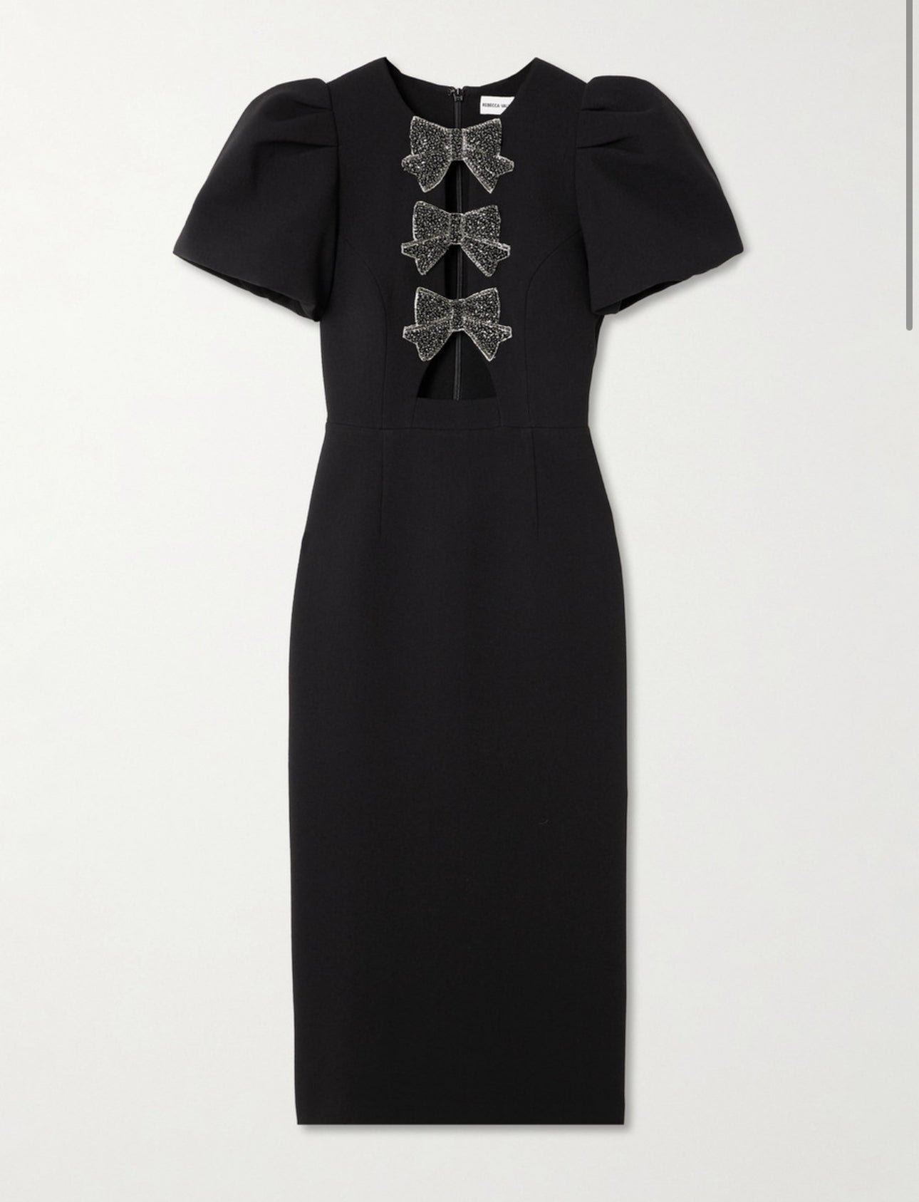 Rebecca Vallance Eliana Puff Sleeve Midi Dress