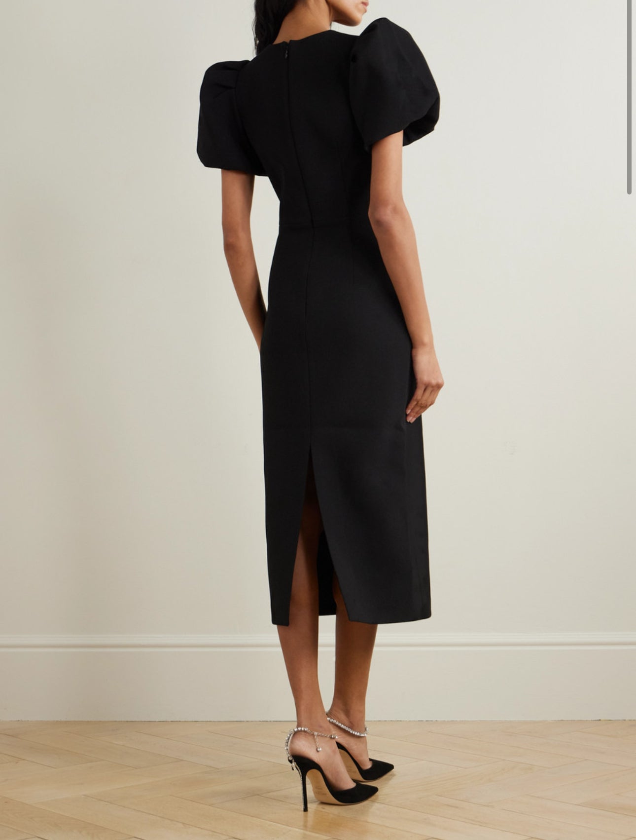 Rebecca Vallance Eliana Puff Sleeve Midi Dress