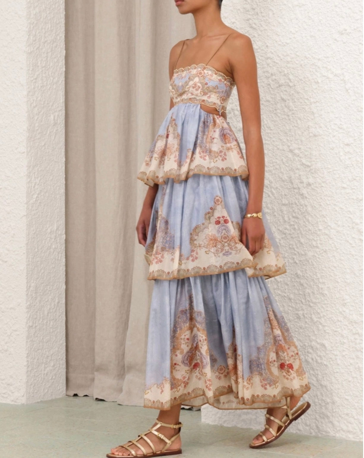 Zimmermann Daylight Tiered Maxi Dress