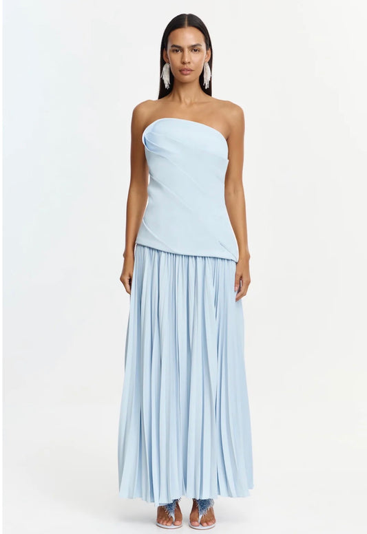 Acler Harden Maxi Dress in Powder Blue