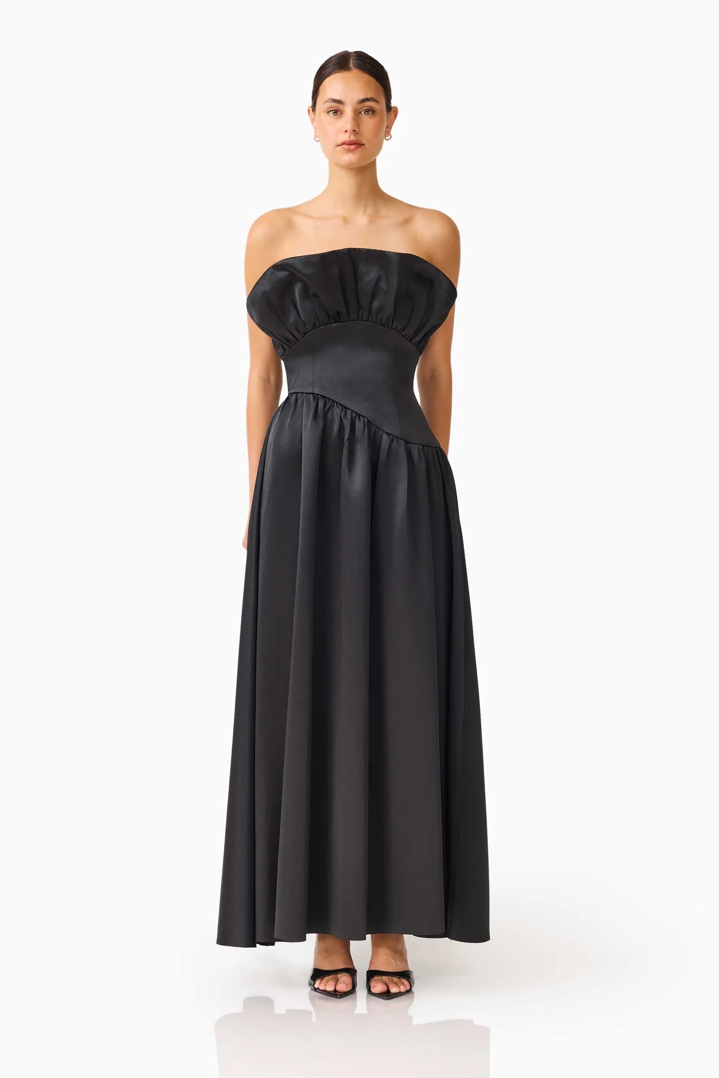 Elliatt Laurel Sleeveless Maxi Dress in Black