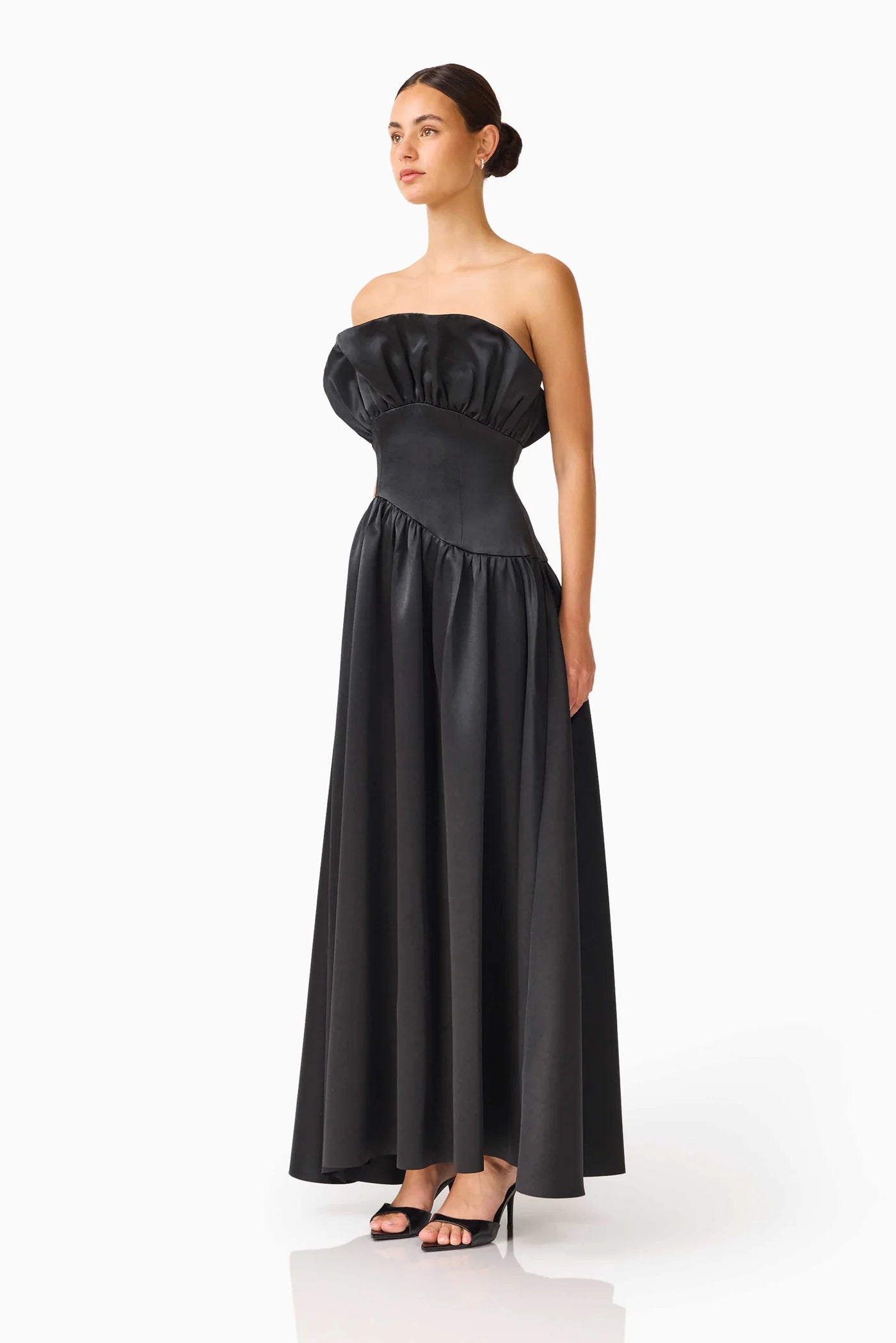 Elliatt Laurel Sleeveless Maxi Dress in Black