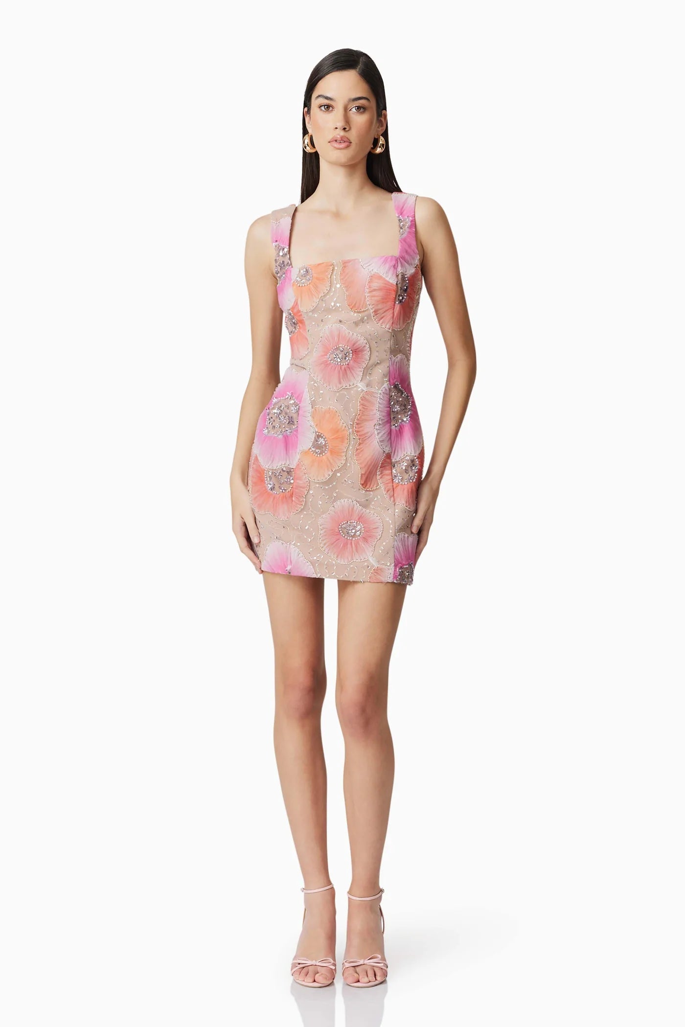 Elliatt Brittany Floral Mini Dress in Pink