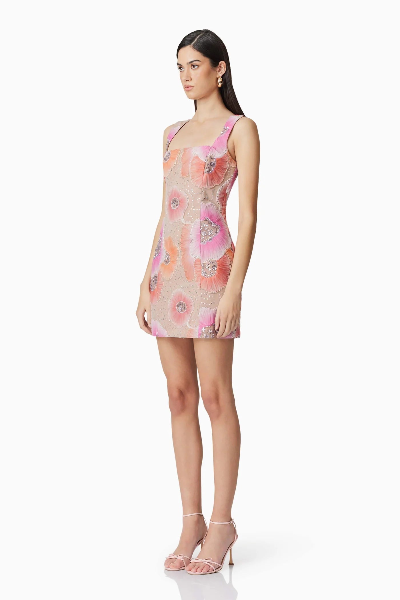 Elliatt Brittany Floral Mini Dress in Pink
