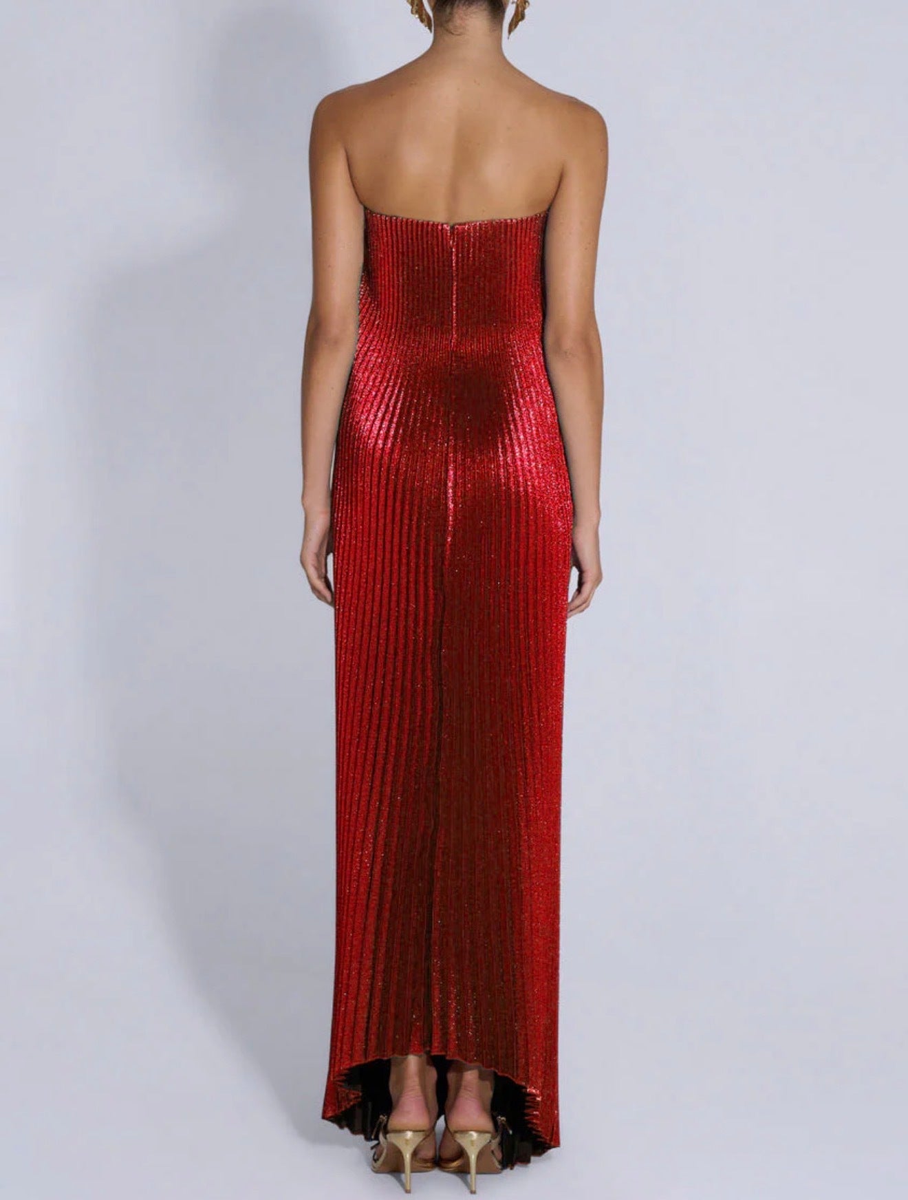 Lidee Black Tie Gown Scarlet Glitter