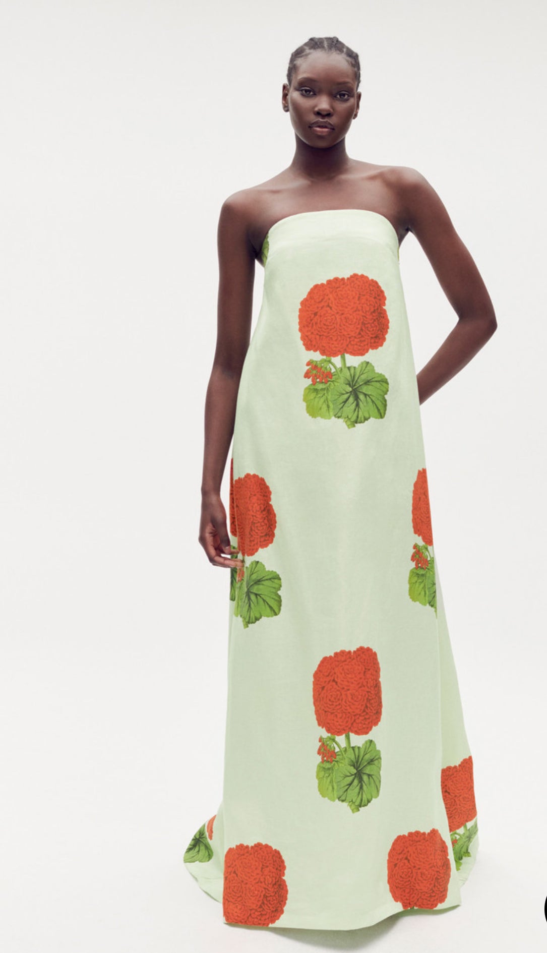 Oroton Posie Geranium Print Gown