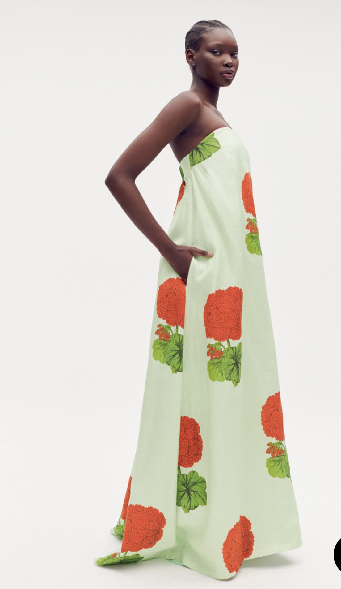 Oroton Posie Geranium Print Gown