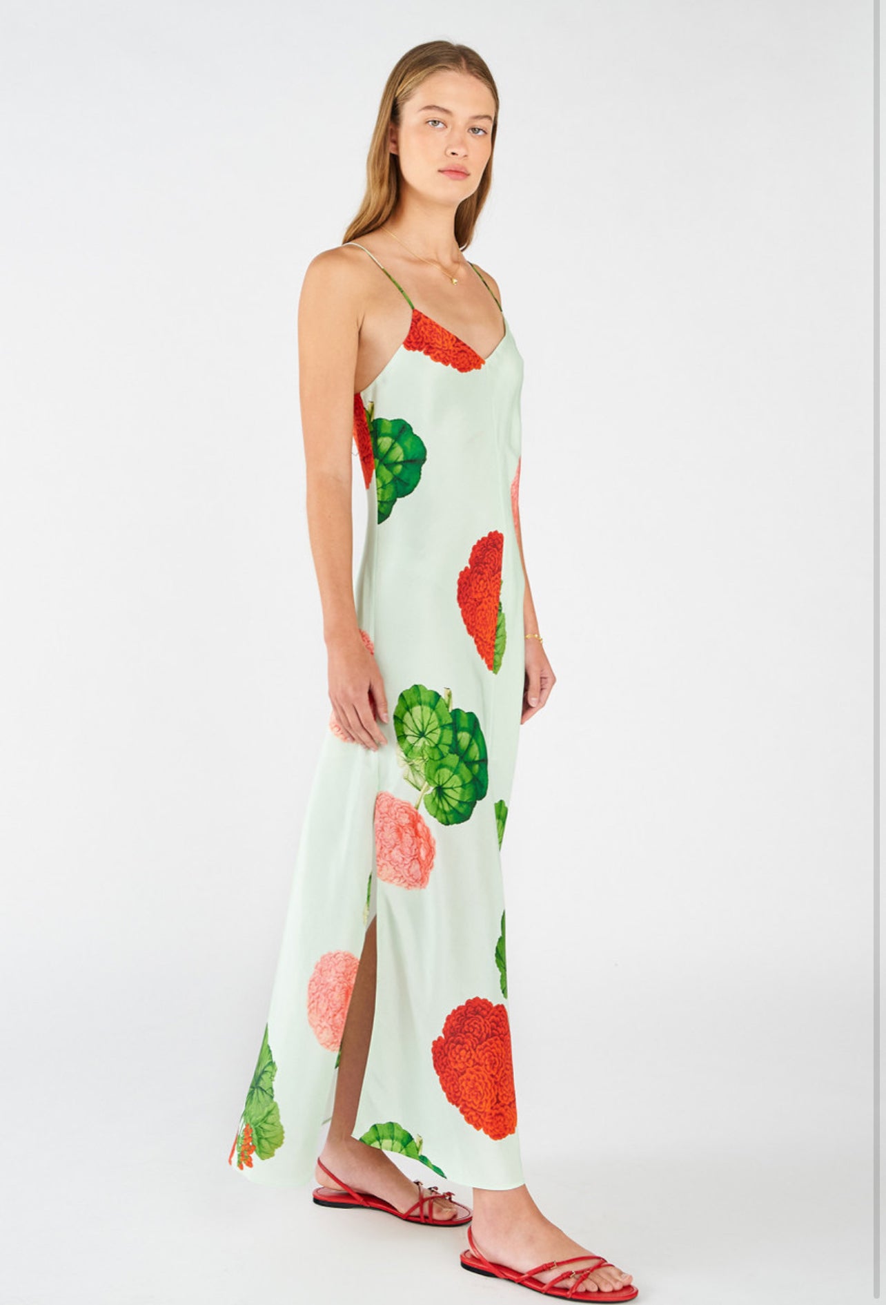 Oroton Posie Garden Print Slip Dress