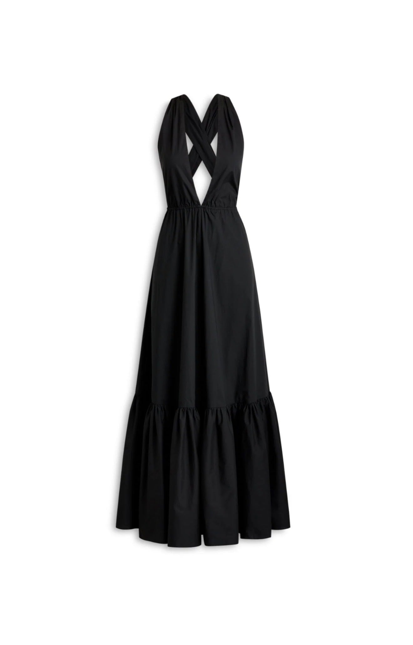 Scanlan Theodore Parachute Cotton Halter Dress