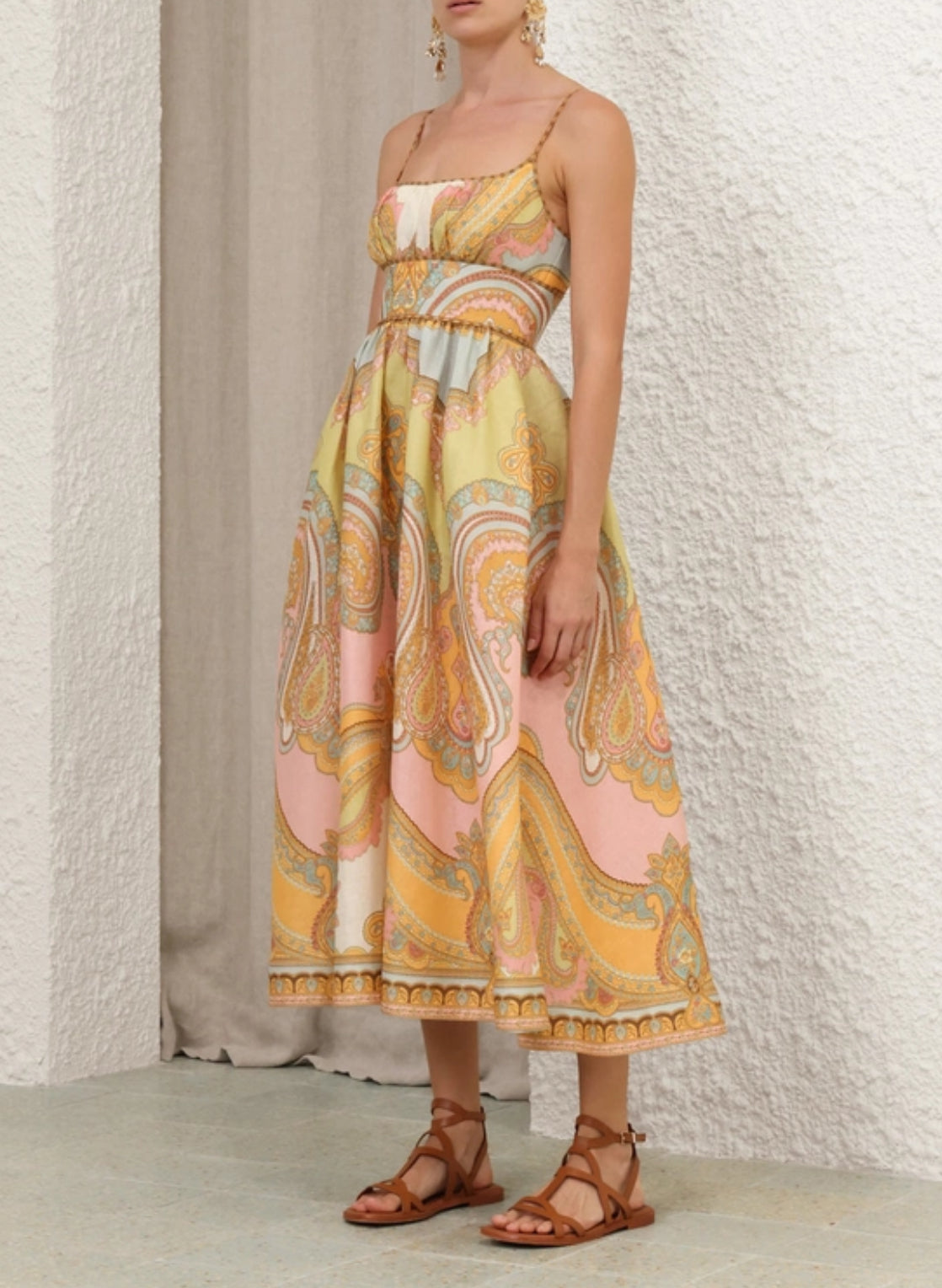 Zimmermann Maxine Picnic Midi Dress
