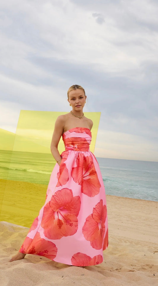 Pasduchas Kalani Strapless Midi