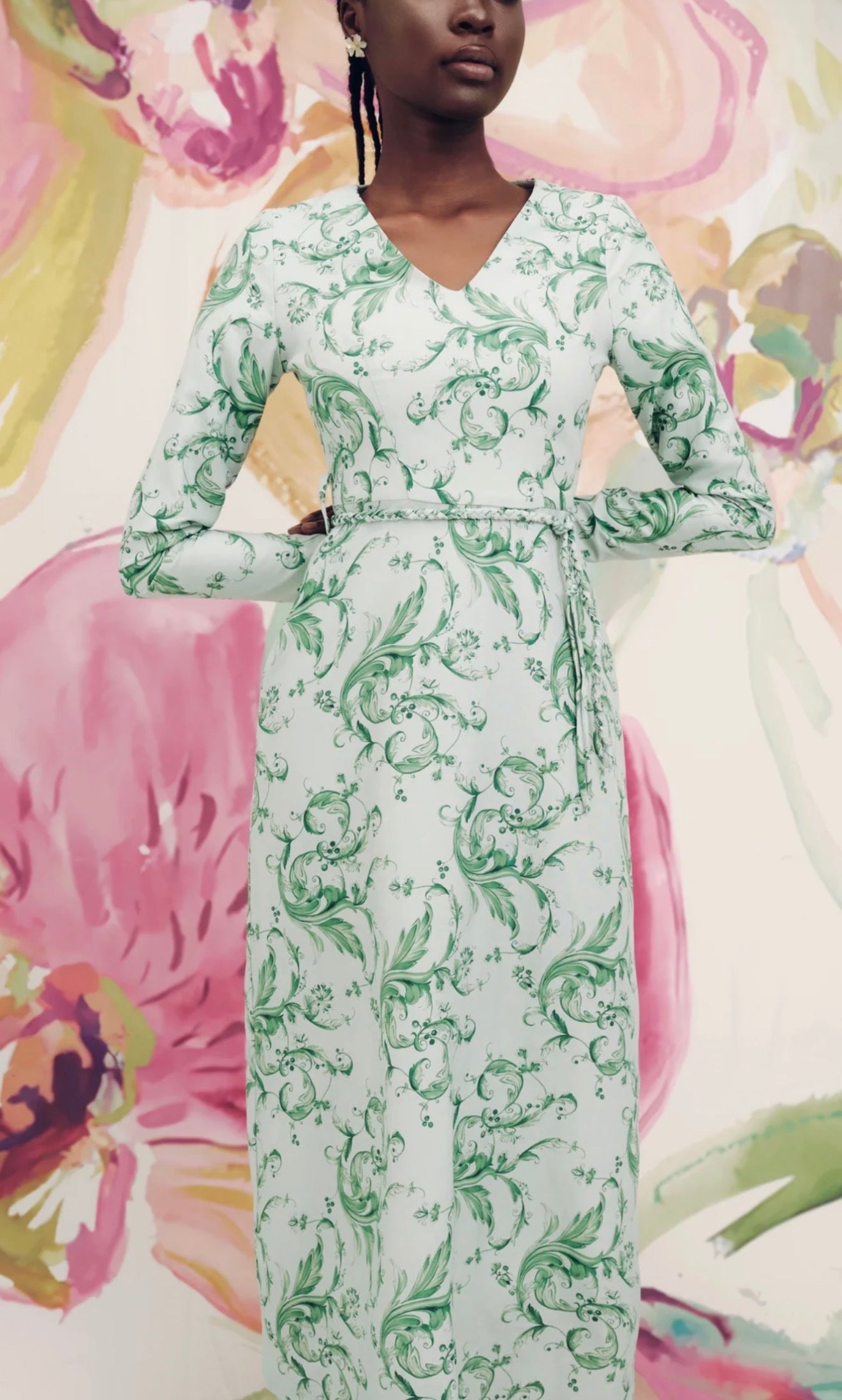 Justin Tong Eleanor Maxi Dress