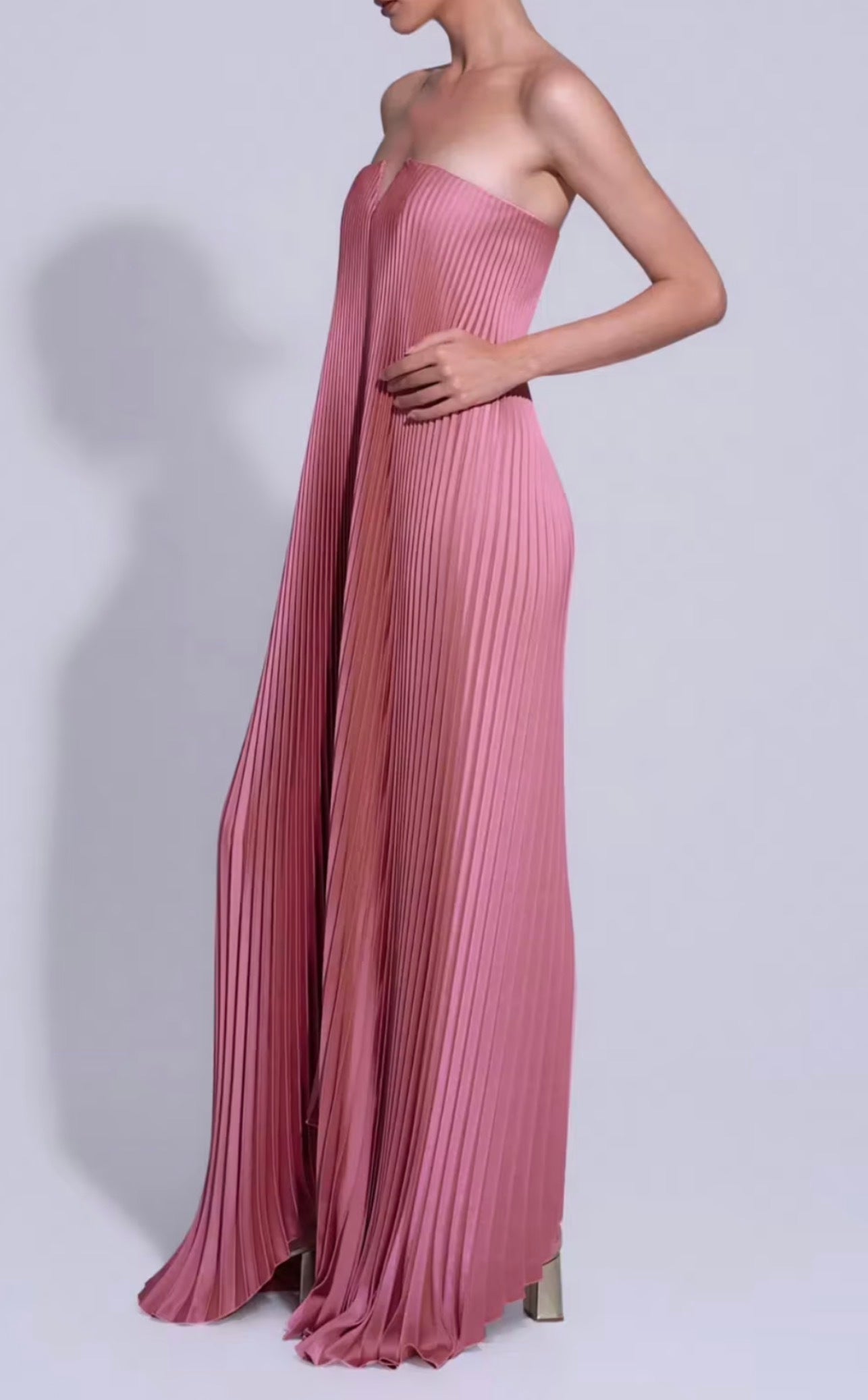 Lidee Black Tie Gown Dusty Rose
