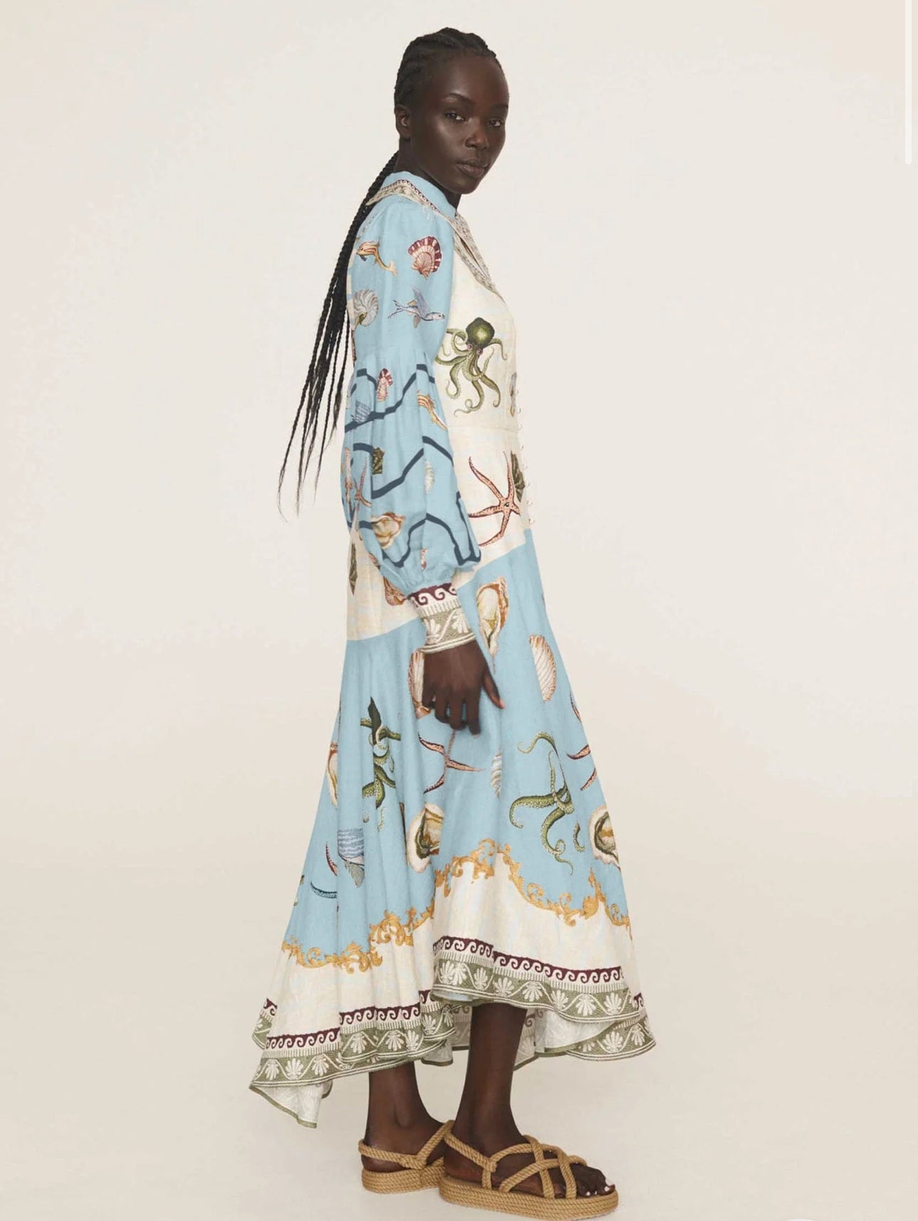 Alemais Bath House Shirtdress