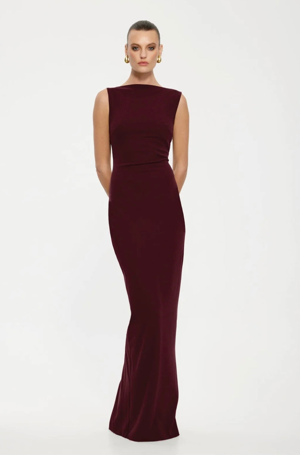 Effie Kats Verona Gown in Wine