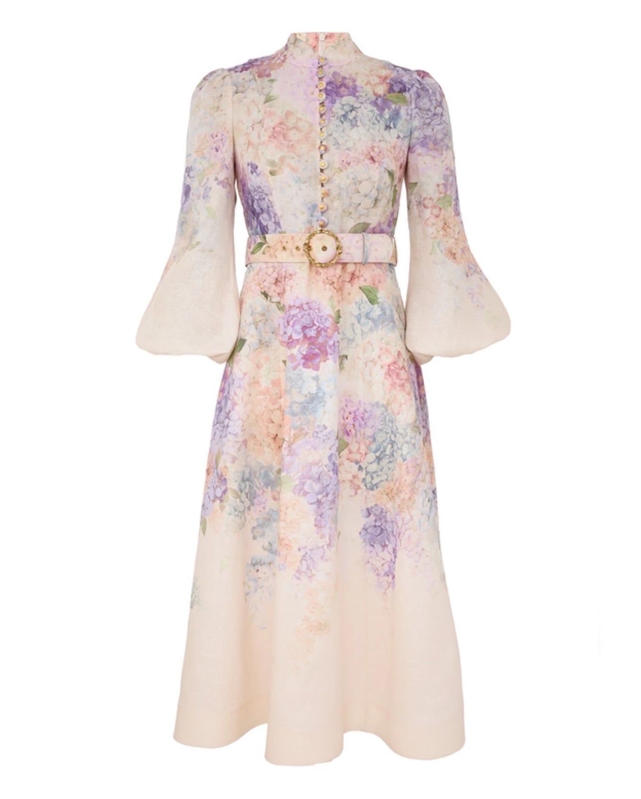 Zimmermann Dawning Buttoned Midi Dress