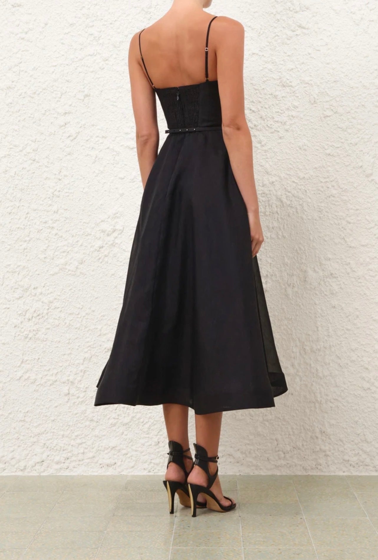 Zimmermann Luna Structured Midi Dress