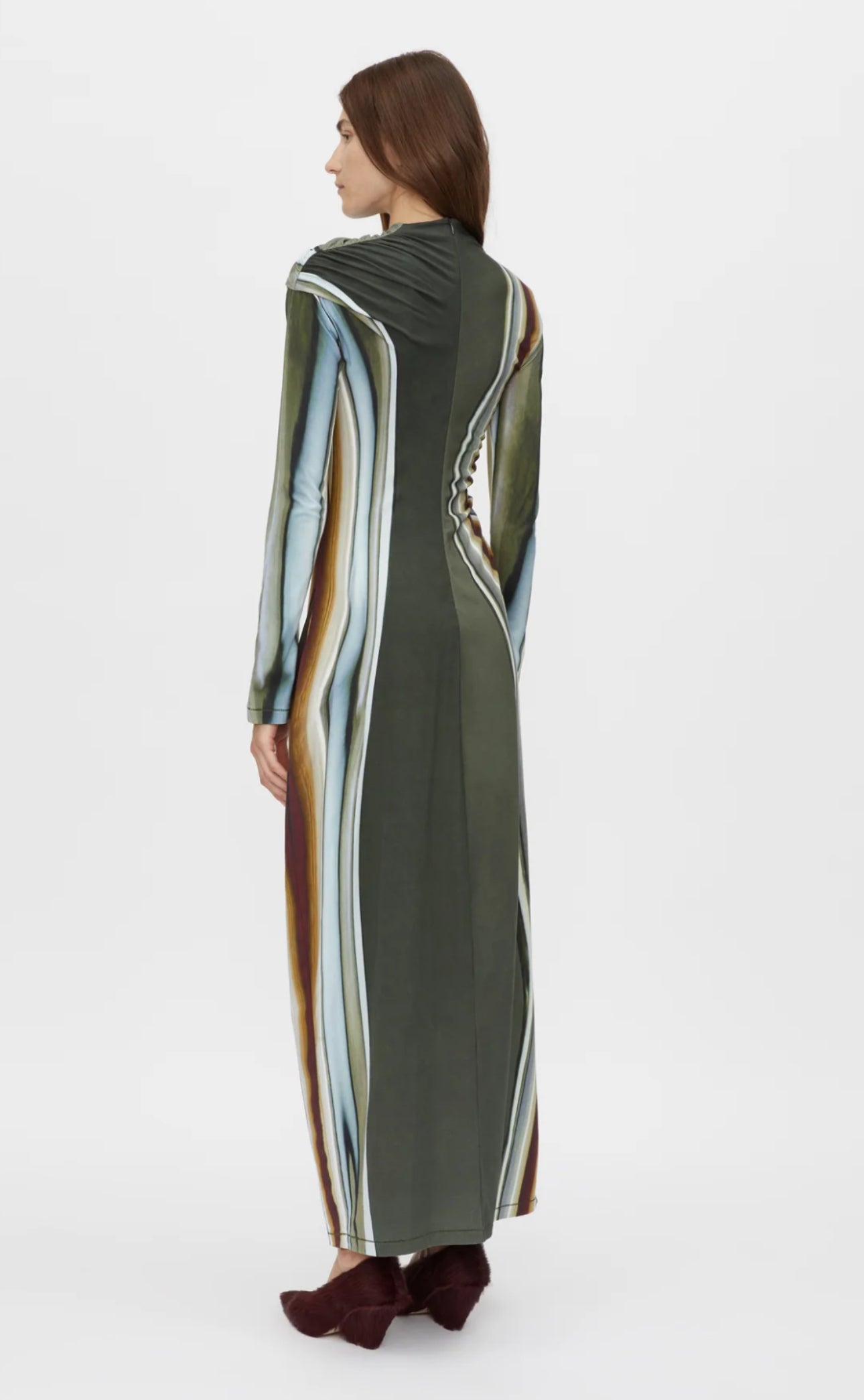 Camilla And Marc Elixir Print Jersey Maxi Dress