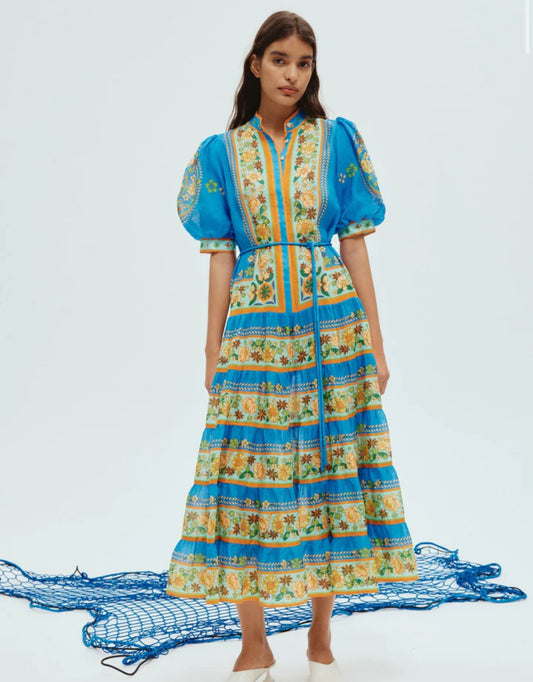 Alemais Linda Tiered Midi dress