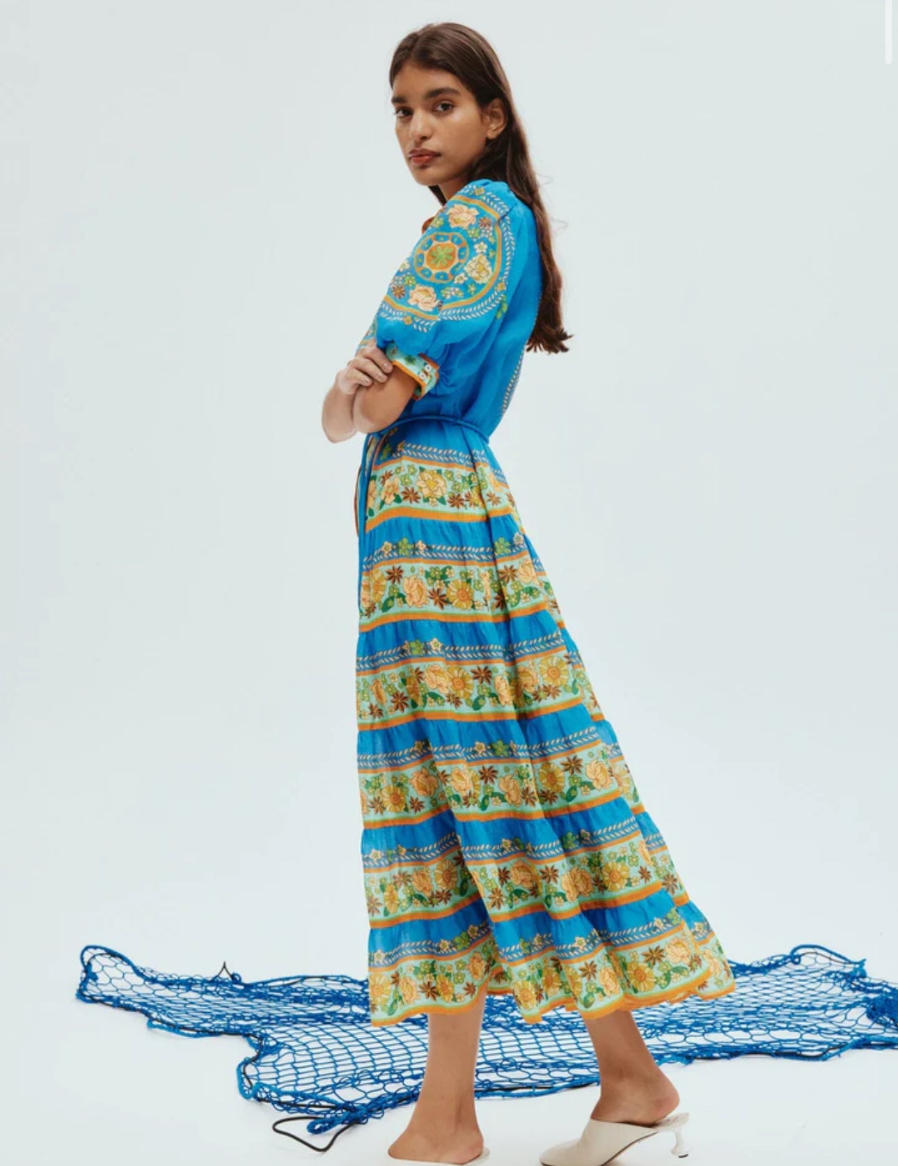 Alemais Linda Tiered Midi dress