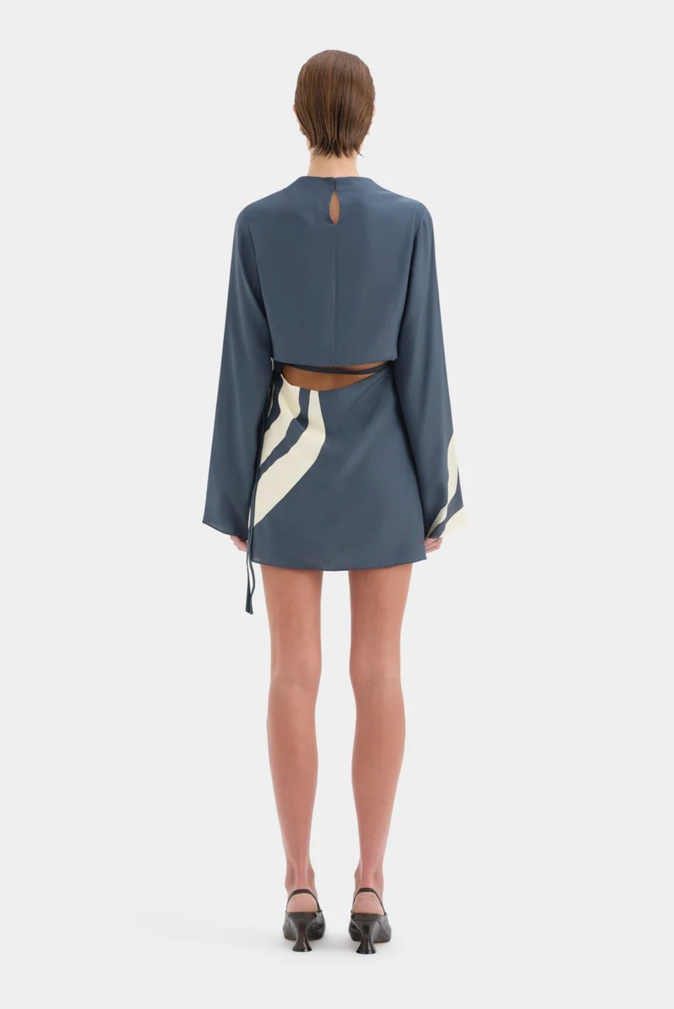 Sir The Label Lilou Long Sleeve Mini Dress