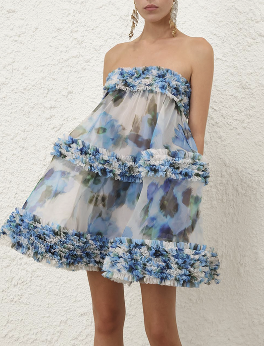 Zimmermann Alchemy Ruffle Mini Dress