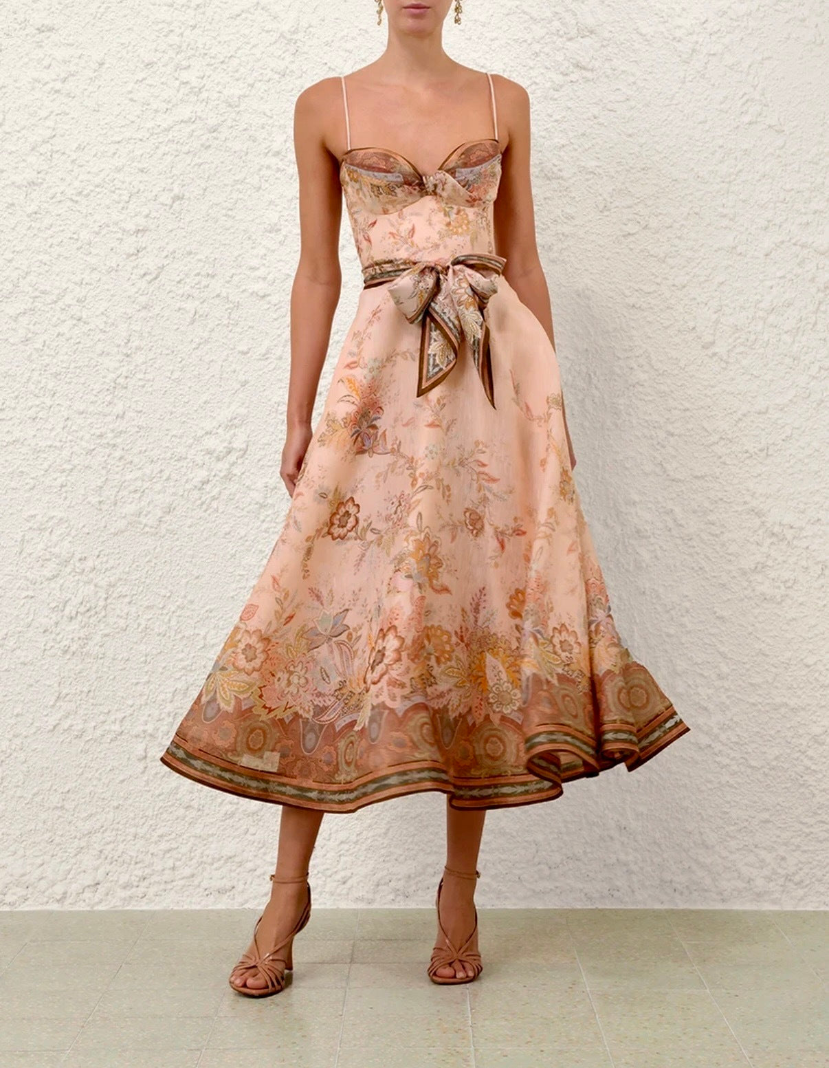Zimmermann Alchemy Structured Midi Dress