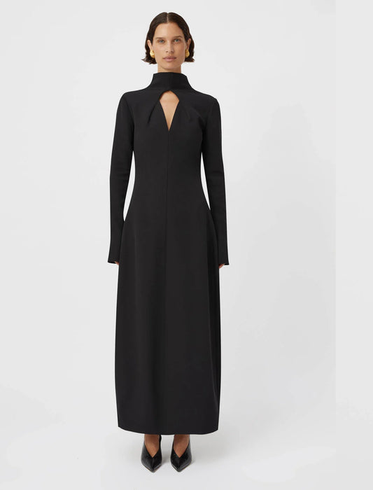 Camilla And Marc The Tenera Cocoon Maxi Dress in Black