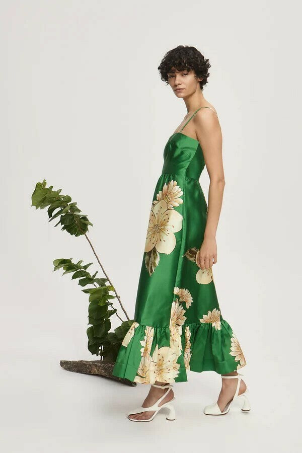 Alemais Sage Midi Dress