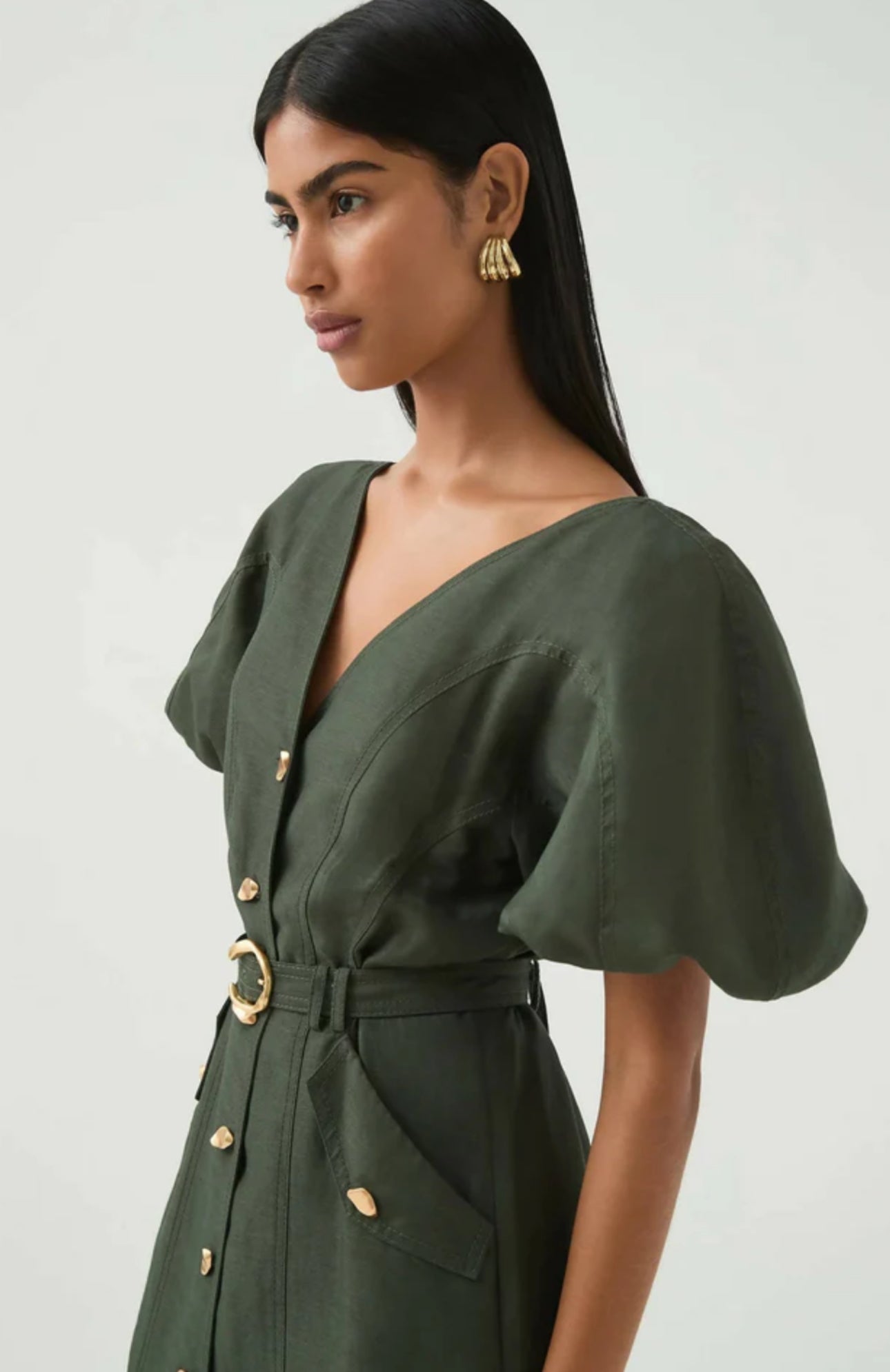 Aje Paloma Utility Midi Dress