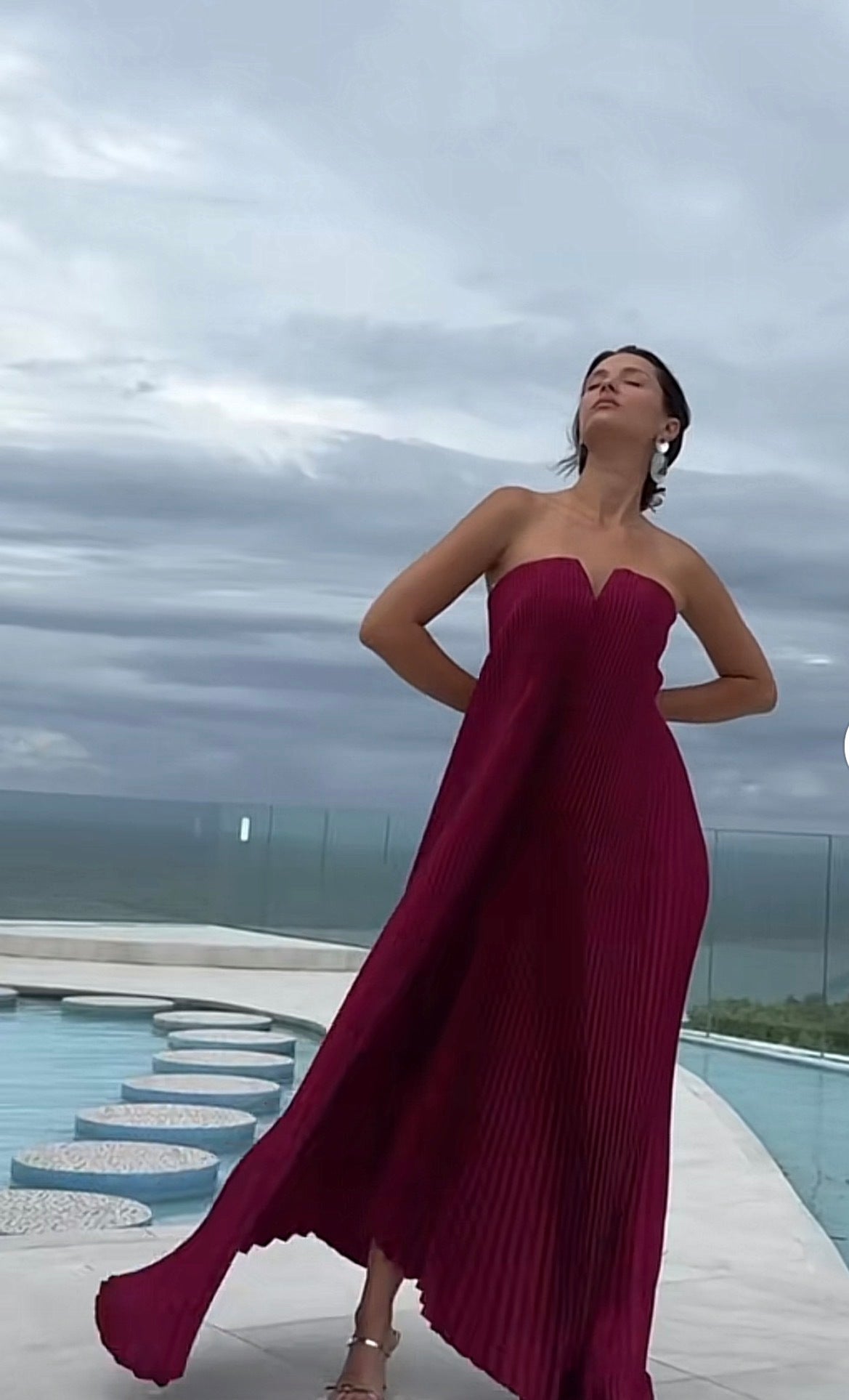 Lidee Black Tie Gown Chianti