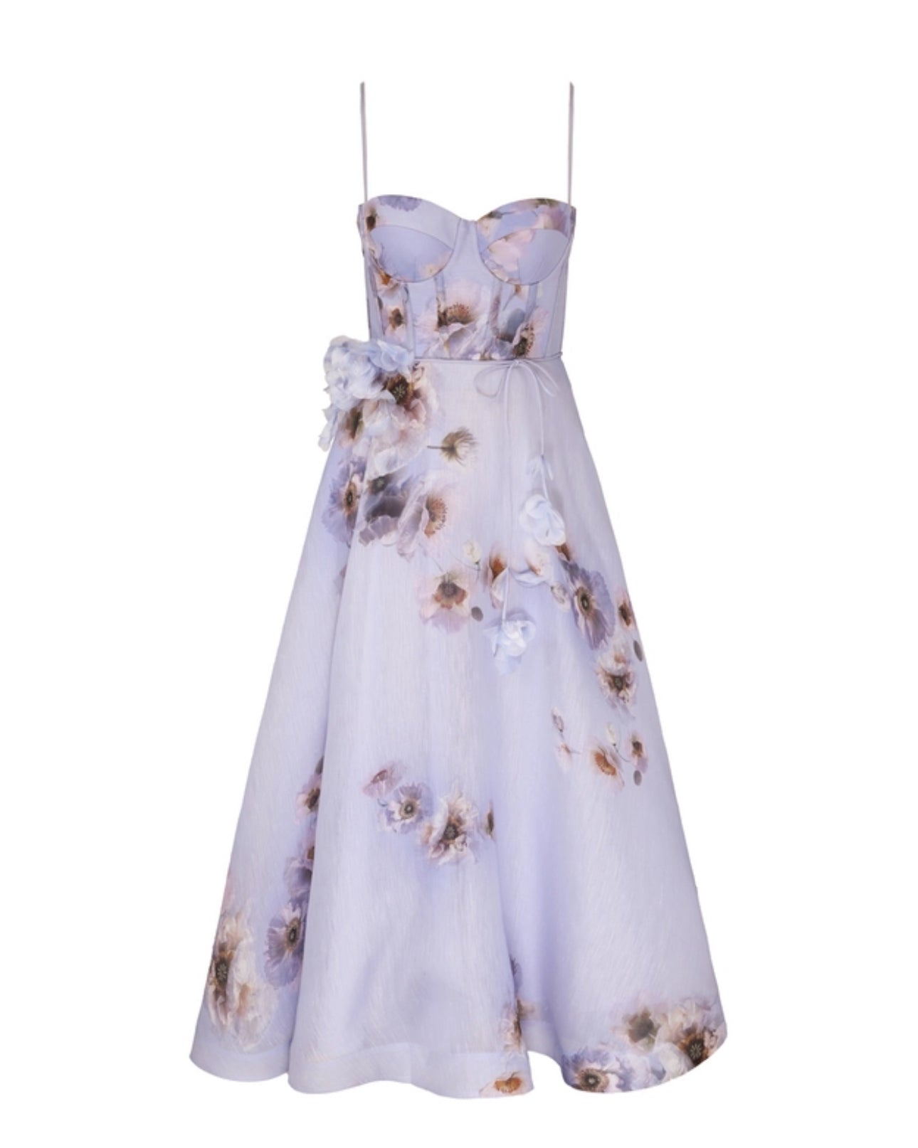 Zimmermann Hypnotic Picnic Dress in Lilac Poppy